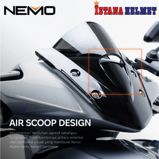 WINDSHIELD NEMO SPEEDTEX AEROX ALP CL