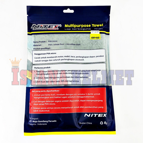 LAP NITEX PVA FIBER MICRO 43X32CM LAP NITEX PVA FIBER MICRO 43X32CM