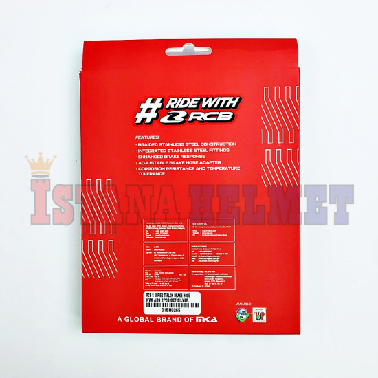 SELANG REM RCB S SERIES AEROX ABS SILVER