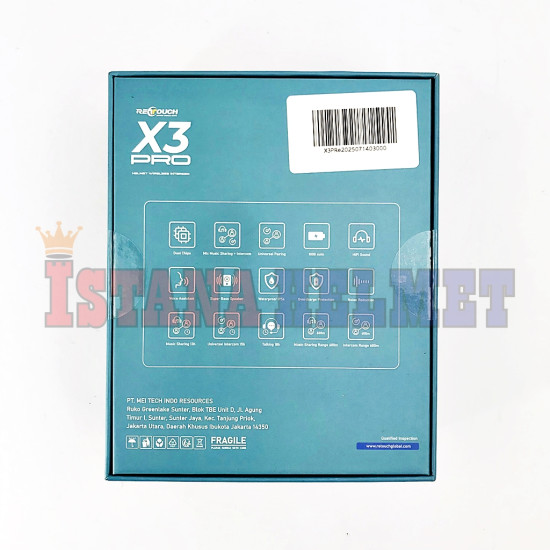 RETOUCH INTERCOM BT HEADSET X3 PRO