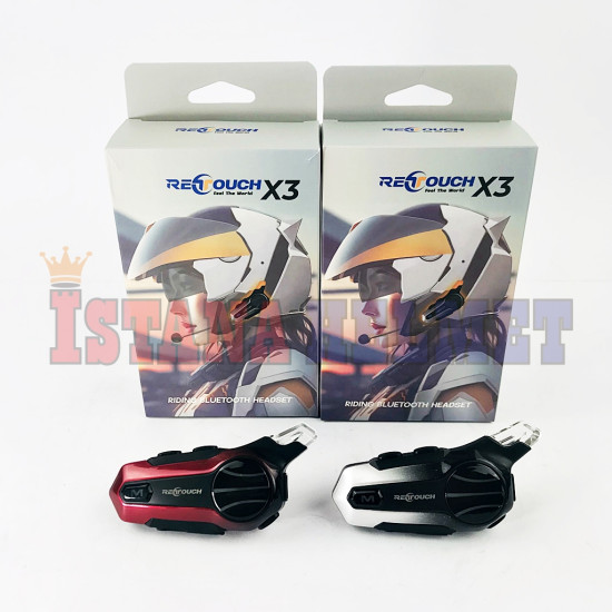 RETOUCH INTERCOM BT HEADSET X3 RED