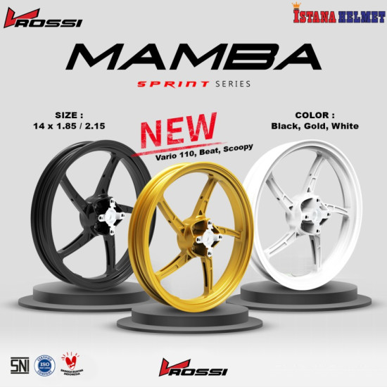 VELG ROSSI SPRINT MAMBA CLICK GOLD (GP)