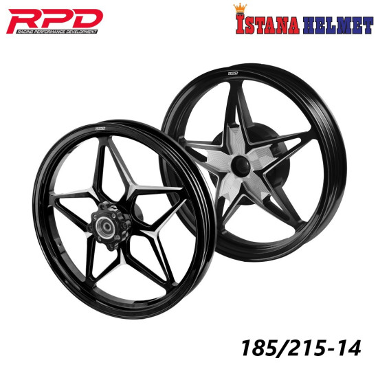 VELG RPD COSMOS CLICK125 BLACK (GP)