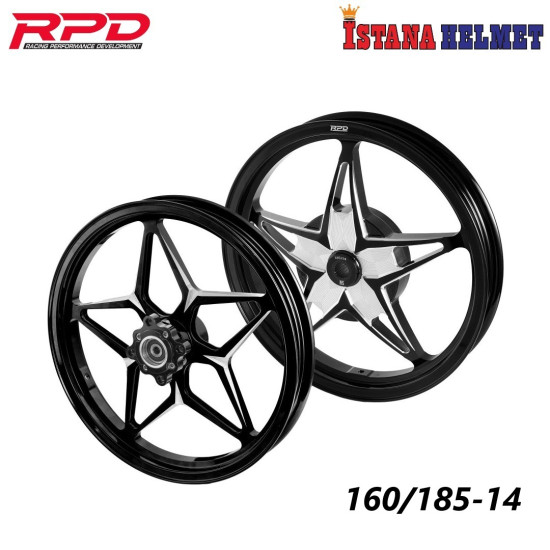 VELG RPD COSMOS MIO BLACK (GP)