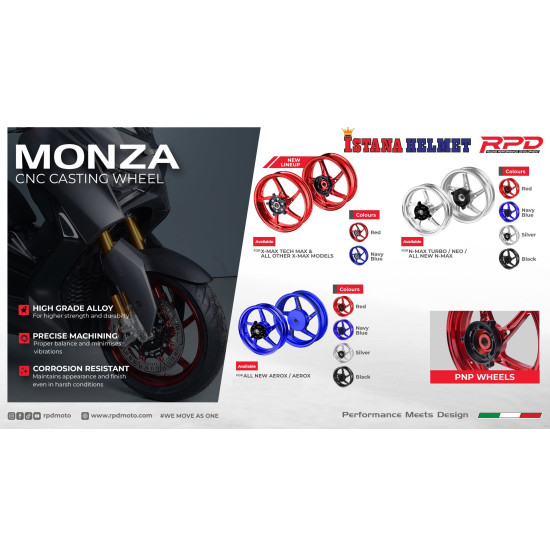 VELG RPD MONZA X-MAX BLUE