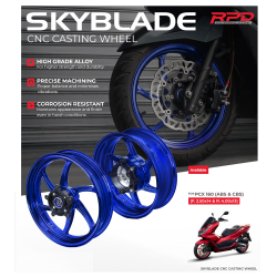 VELG RPD SKYBLADE CNC PCX160 SILVER