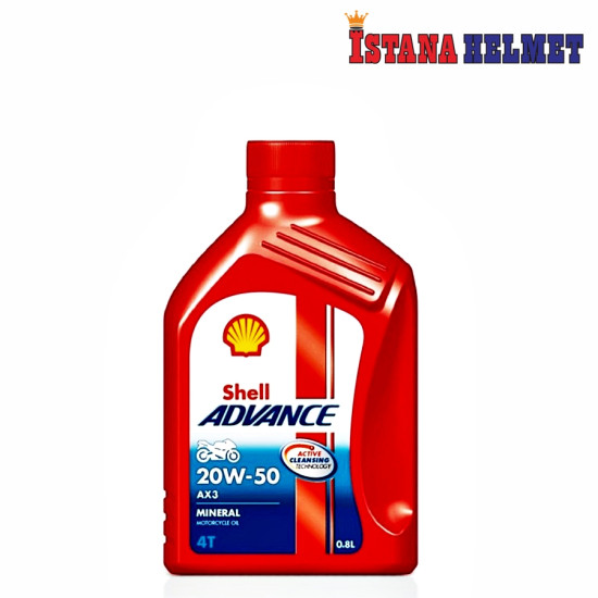 OLI SHELL ADV 4T AX3 20W-50 0,8L OLI SHELL ADV 4T AX3 20W-50 0,8L
