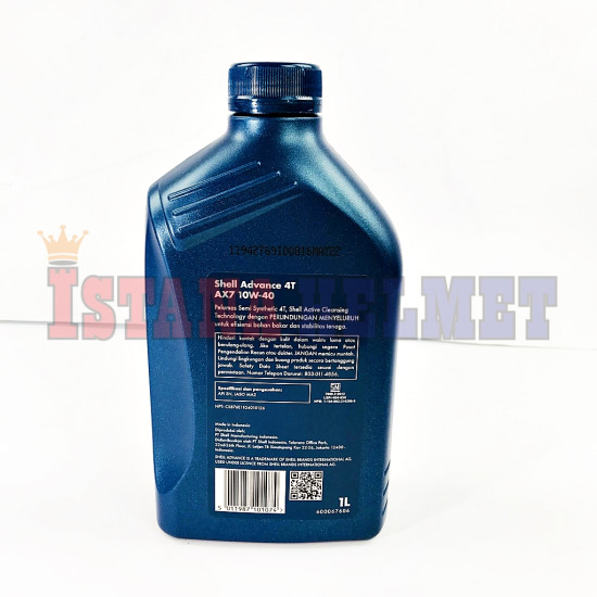 OLI SHELL ADV 4T AX7 10W-40 1L