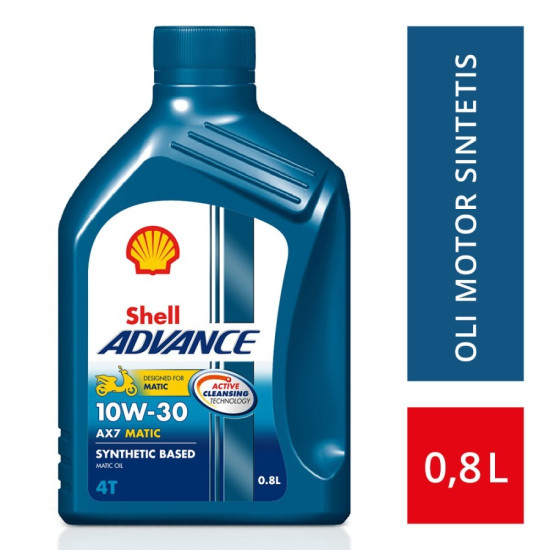 OLI SHELL ADV 4T AX7 SCOOTER 10W-30 0,8L OLI SHELL ADV 4T AX7 SCOOTER 10W-30 0,8L