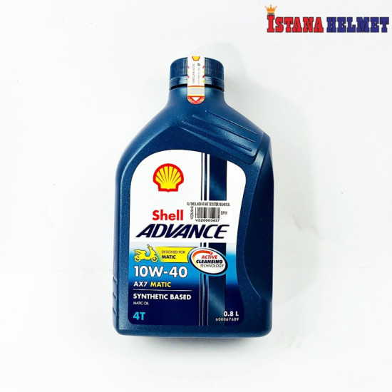 OLI SHELL ADV 4T AX7 SCOOTER 10W-40 0,8L