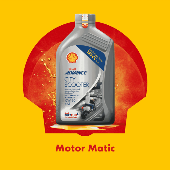 OLI SHELL ADV CITY SCOOTER 10W-30 1L