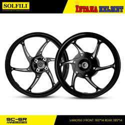 VELG SOLFILI SC-6R CLICK 125 BLACK