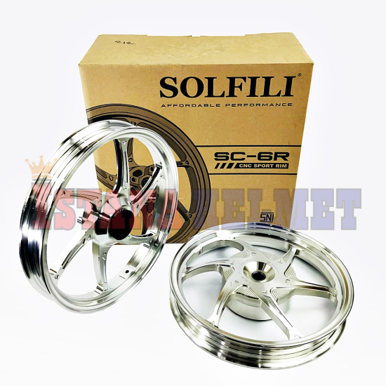 VELG SOLFILI SC-6R CLICK 125 SILVER