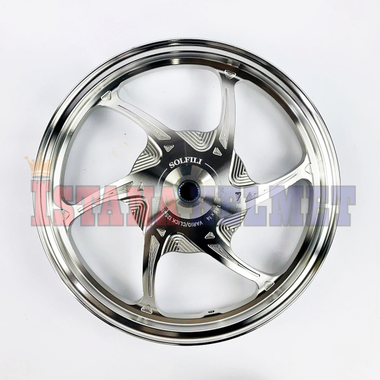 VELG SOLFILI SC-6R CLICK 125 SILVER