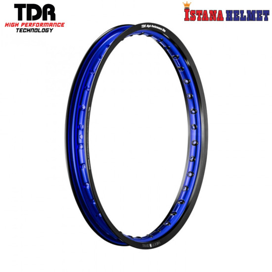 RIM TDR 140-17 W MIRROR BK/BLUE