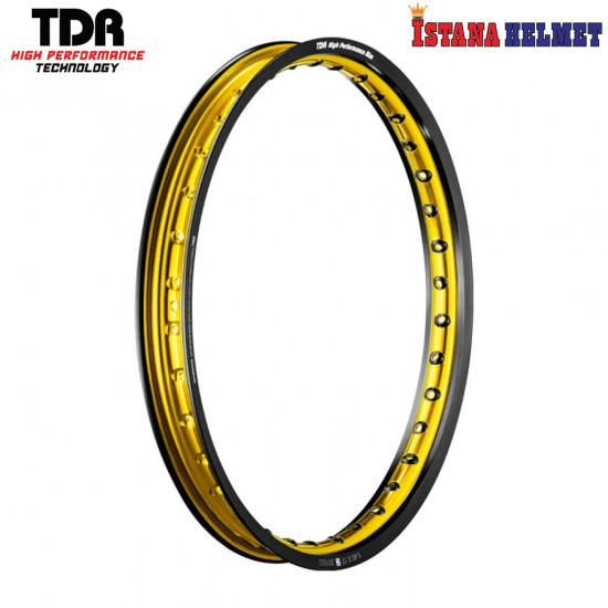 RIM TDR 140-17 W MIRROR BK/GOLD