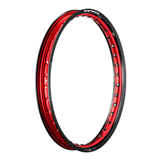 RIM TDR 140-17 W MIRROR BK/RD