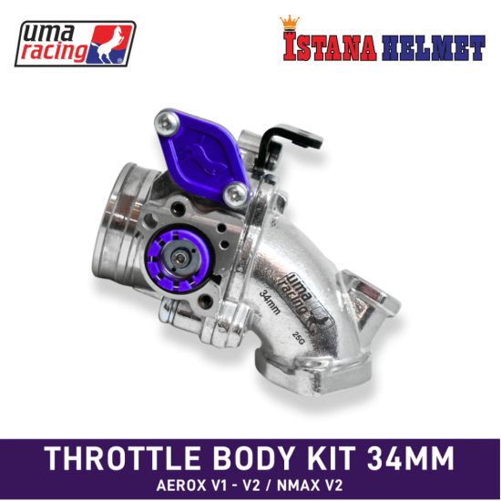 THROTTLE BODY KIT UMA RACING 34 AEROX NEW