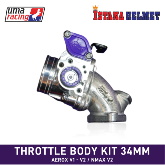 THROTTLE BODY KIT UMA RACING 34 AEROX NEW