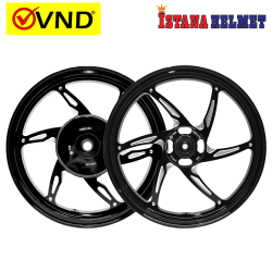 VELG VND SIX STAR V2 CLICK125 BLACK (GP)